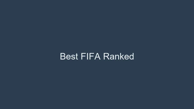 Best FIFA Games Ranked From Best To Worst