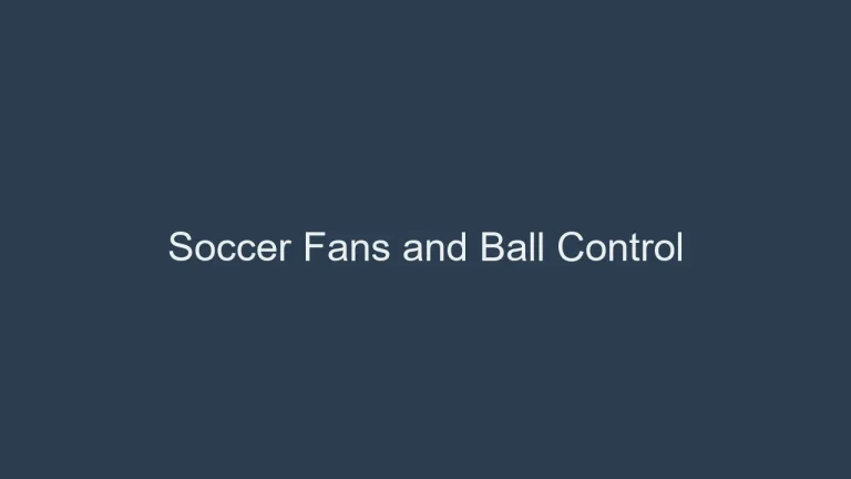 Soccer Fans and Ball Control: The Whistling Dilemma