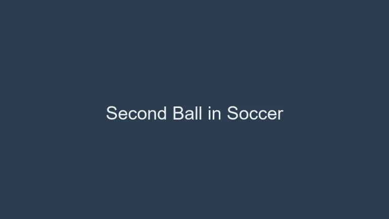 Second Ball in Soccer: Unpredictable Plays