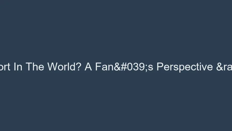 Why Soccer Is The Best Sport In The World? A Fan's Perspective » StMichaelsSoccer.com