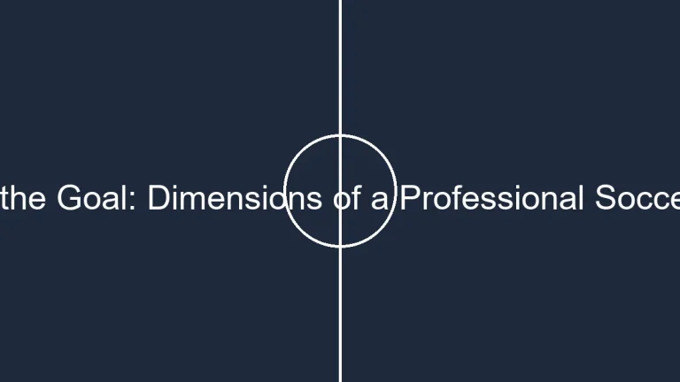 Inside the Goal: Dimensions of a Professional Soccer Goal