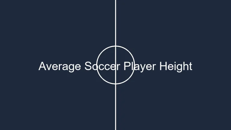 Average Soccer Player Height