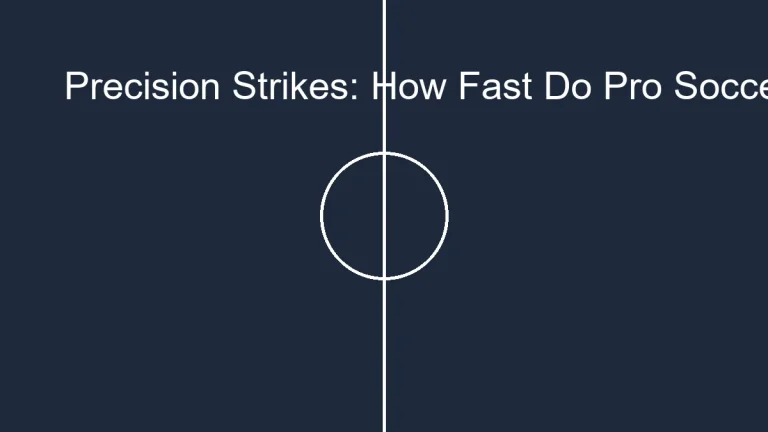 Precision Strikes: How Fast Do Pro Soccer Players Kick The Ball?
