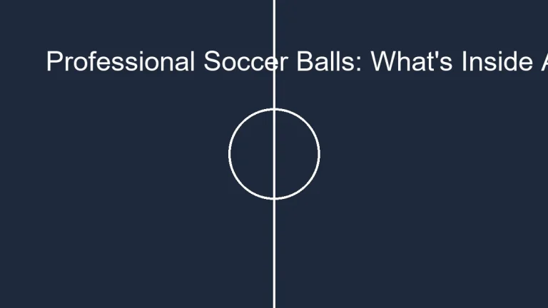 Professional Soccer Balls: What’s Inside And Why It Matters