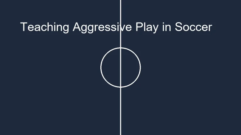 Teaching Aggressive Play in Soccer: The Right Way
